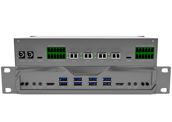 Sakelar Matriks KVM Serat Modular dengan Latensi Sangat Rendah dan Dukungan Dinding Video untuk Ruang Kontrol