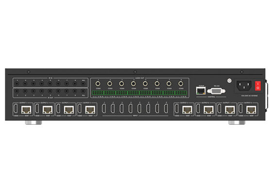VINCAN 8x8 HDBaseT HDMI Matrix Switcher dengan 4K604:44 Video dan PoC untuk Instalasi AV Profesional
