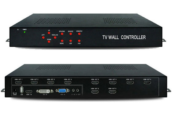 HDMI 1 In 9 Out 1080P VGA Video Wall Prosesor 2x2 3X3 3x2 4x2