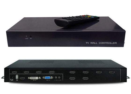 HDMI 1 In 9 Out 1080P VGA Video Wall Prosesor 2x2 3X3 3x2 4x2