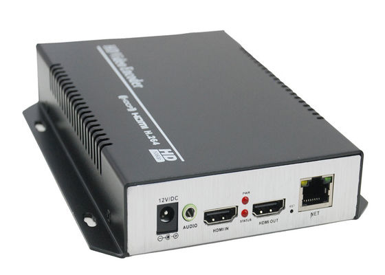 High Profile HDMI H.264 Encoder Dengan HDMI Loop Out Konfigurasi WEB