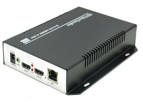 High Profile HDMI H.264 Encoder Dengan HDMI Loop Out Konfigurasi WEB