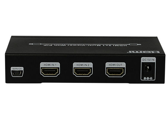 DC 5V 1A PIP HDMI 2x1 MultiViewer Tipe Wanita Port Output Input