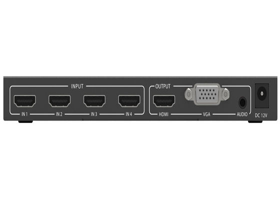 HDMI Quad 4x1 Multiviewer maksimum 1920x1080P 60Hz Resolusi Video