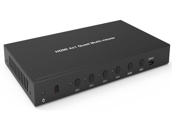 HDMI Quad 4x1 Multiviewer maksimum 1920x1080P 60Hz Resolusi Video