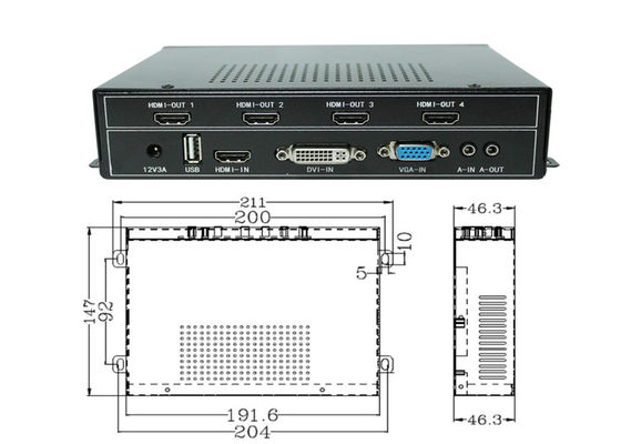 HDMI Video Wall Controller - Multi-Screen Display Processor dengan dukungan 4K Ultra HD