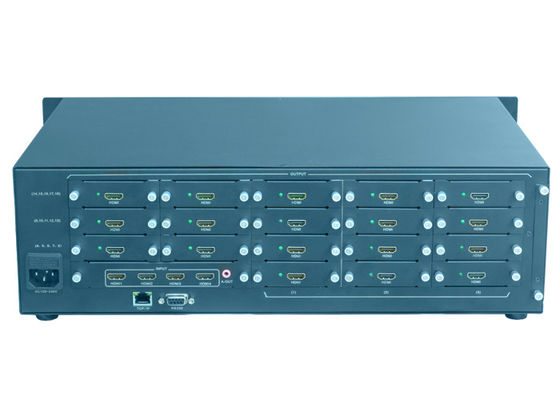 4K 60HZ LCD Video Wall Controller 4 Input Sinyal HDMI 16 Output