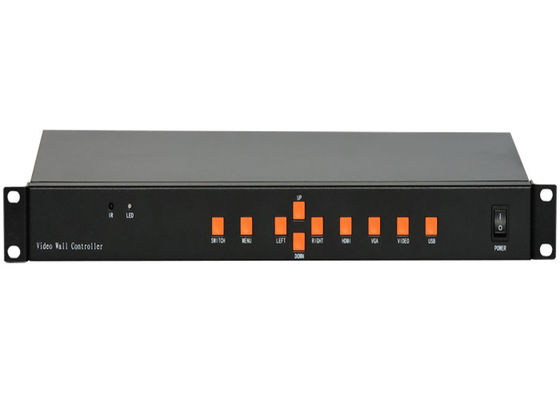 IR 3X3 LCD Video Wall splitter Controller kit dengan RS232 Remote Case Key Control