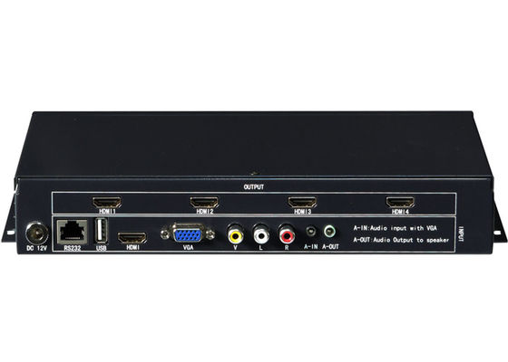 2X2 Pengontrol Layar LCD HDMI Video Wall Beberapa mode Sambungan