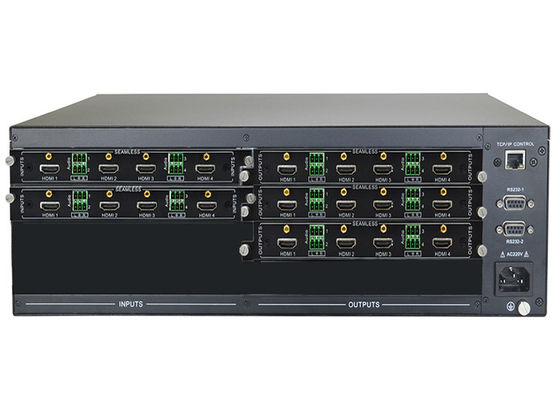 Pengalih Matriks Video HDMI 8x16 Modular 4k yang mulus HDCP