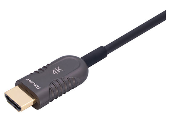 Panjang Kustom maks 100m Kabel Serat Optik HDMI Tipe A Ke Tipe A