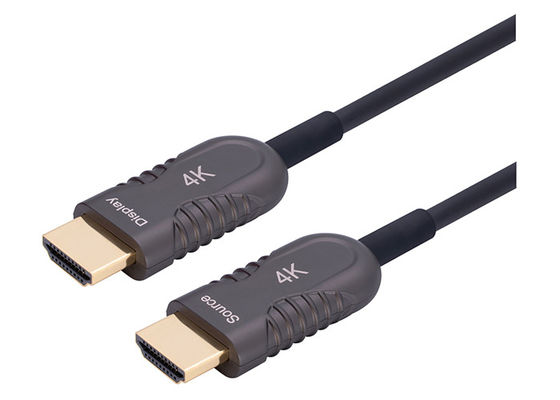 Panjang Kustom maks 100m Kabel Serat Optik HDMI Tipe A Ke Tipe A