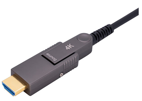 EDID CEC HDCP2.2 HDR HDMI Kabel Serat Optik Kompatibel EMI RFI