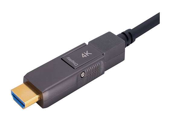 Kabel Optik HDMI 2.0 Lapis Baja Konstruksi Baja Tahan Karat 200CU