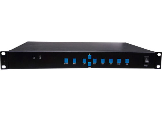 1 Input 9 Output Pengontrol Layar Dinding Video LCD 3X3 Dengan IR RS232