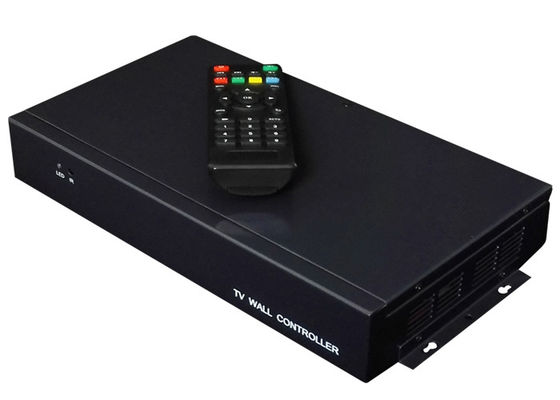 1 Input 9 Output Pengontrol Layar Dinding Video LCD 3X3 Dengan IR RS232