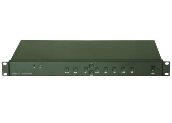 1 In 6 Out 2x3 3x2 RS232 Video Wall Prosesor 3.5 Antarmuka audio