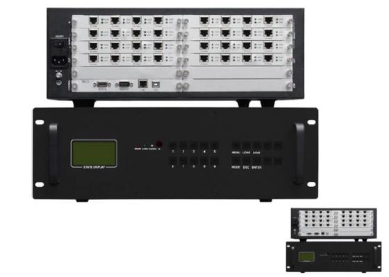 HDBaseT HDMI Video Wall Prosesor 4x4 4x3 3x4 2x4 16 Masukan 16 Keluaran