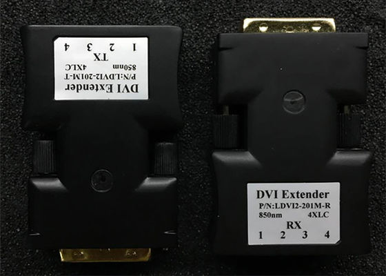 MINI 1920*1200 4 Core DVI Fiber Optic Multimode Extender