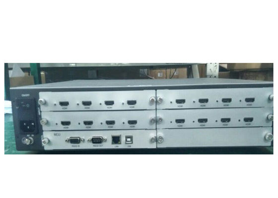 Pengontrol Dinding Video Modular 4 In 12 Out 8 In 8 Out Hdmi Splitter