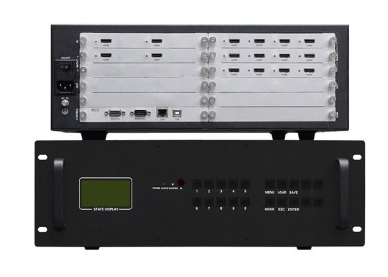 3840x2160 60Hz Pengontrol Dinding Video Modular Output Audio Analog 4K