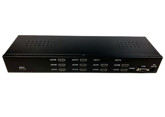 4k*2k 60Hz 3x3 Prosesor Dinding Video HDMI Dengan HDMI 1 Input 9 Output