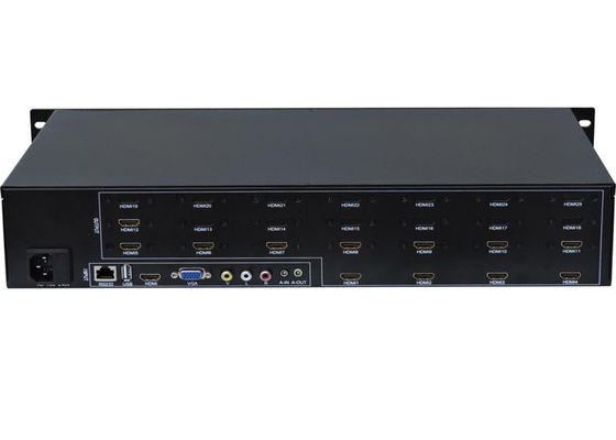 Hdmi 2x2 3x4 2x6 2x5 LCD Video Wall Matrix Controller Dengan RS232 Control Untuk 12 TV Splicing