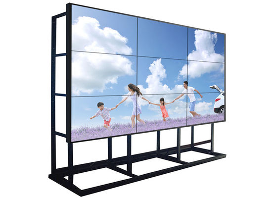 Bezel Ultra Sempit 1920x1080P UHD 55" Dinding Video LCD