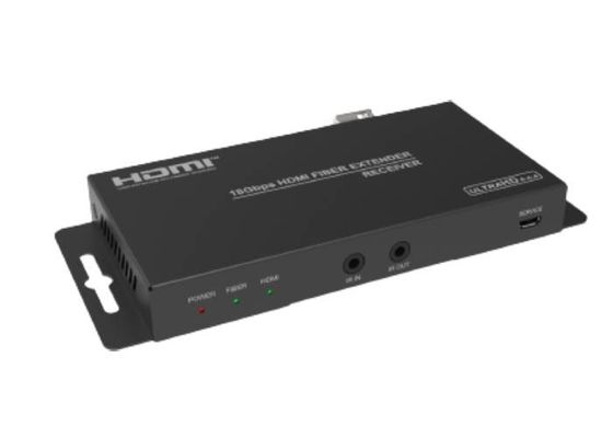 18Gbps 2.0 Video HDMI Over Fiber Extender Dengan Ekstraksi Audio