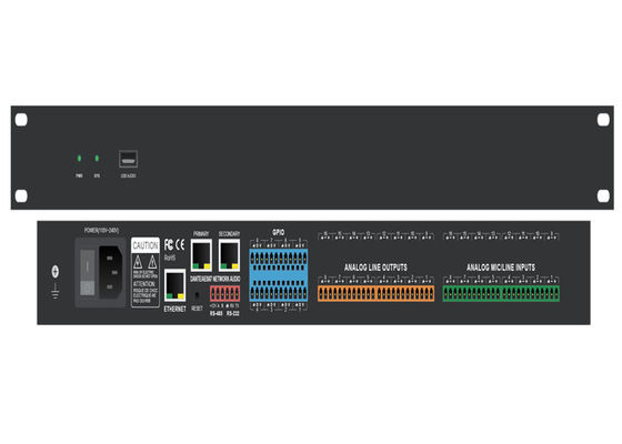 Korneff Amplified Instrument Dante Controller Prosesor Sinyal Digital Mac