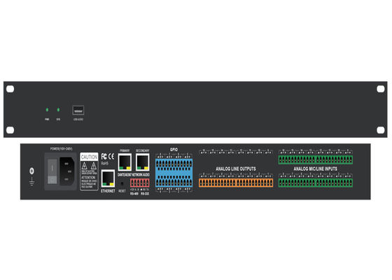 dante jaringan studio monitor audio digital volume controller dsp