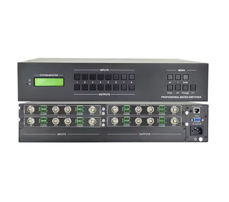 OEM ODM Video Matrix Switcher untuk Resolusi Output Hingga 4Kx2k 60Hz