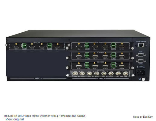 High-Performance HDMI Matrix Switcher - Multiple Inputs/Outputs untuk operasi yang lancar dan mulus