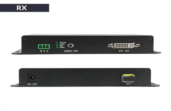20km DVI Fiber Extender 1080p@60Hz HDMI 1.3 & 3.5mm Audio Dukungan