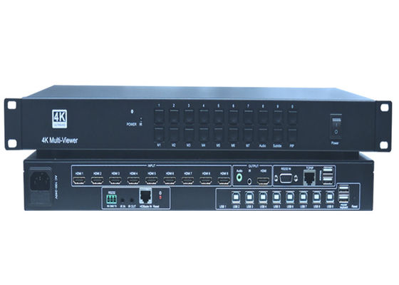 Winlink WL-0901M 9x1 4K HDMI Seamless Switcher Dengan Multiview Dan Scaler