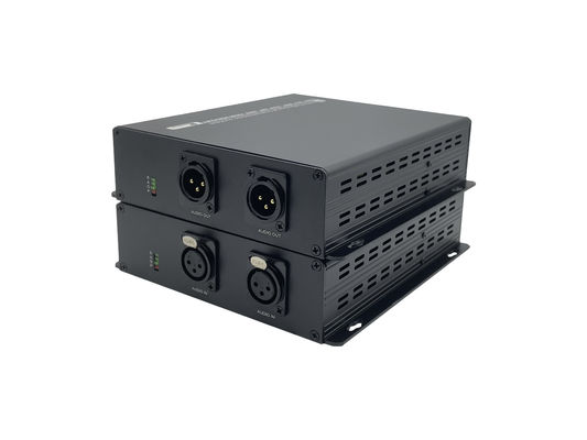 Audio Extender Fiber Optic Audio 8-ch 6-ch dengan casing 1 U