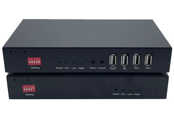 4k HDMI & usb kvm melalui kit pemanjang serat optik