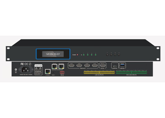 VINCAN MDP Series AV Processing Center dengan 4K60 HDMI Switching, Audio DSP dan Konferensi USB