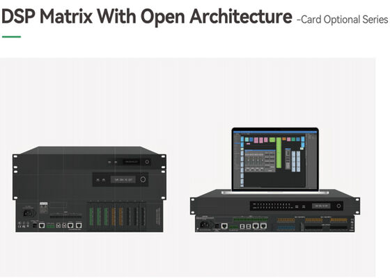 VINCAN Matriks DSP Audio Modular dengan Arsitektur Terbuka, Audio Jaringan 64x64 dan Kartu I/O Modular