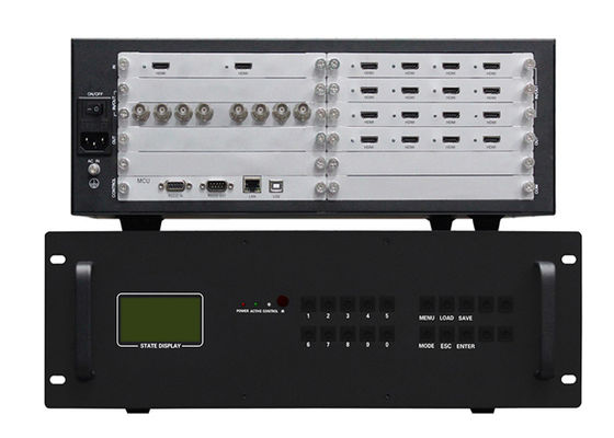 3.5U Casing 4k Matrix Video Wall Processor 16 Ch 1080P Output HDMI