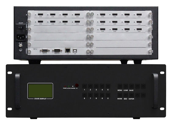 HDMI 1920*1200 60HZ Video Wall Prosesor 8 Saluran Dalam 12 Saluran Keluar
