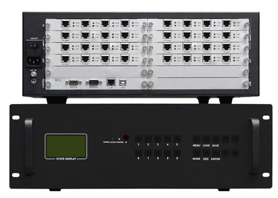 16 In 16 Out Matrix HDMI Video Wall Controller Dengan Port HDBaseT 2x2 3x3 hdmi