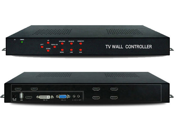 1 In 6 Out HDMI Video Wall Controller 2x3 2x2 perkalian matriks