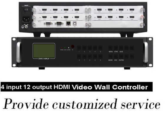 3x2 2x4 2x3 HDMI Video Wall Controller dengan CE RoHs FCC lulus