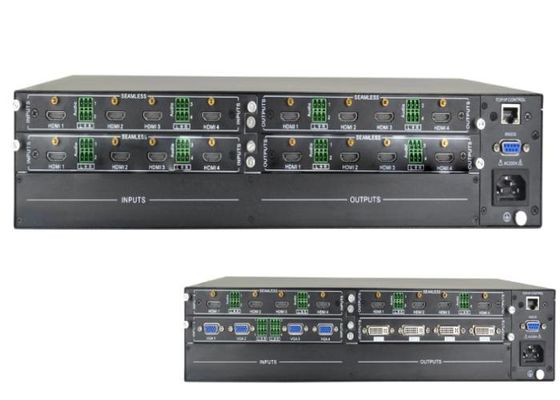 8 Input Dan 8 Output HDMI Video Matrix Switcher Mendukung Kontrol Web Dan RS-232, Kontrol Ethernet