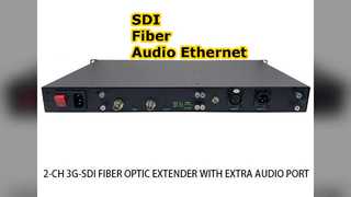 Pemasangan Rak Ethernet Audio Konverter Serat SDI